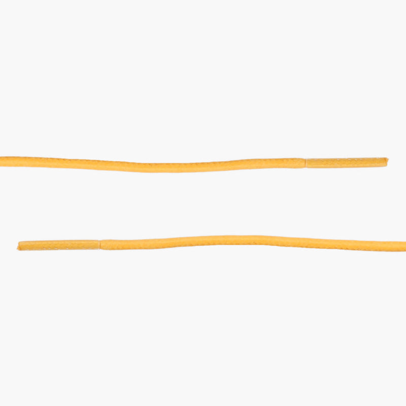 Round Waxed Cotton Laces | Yellow