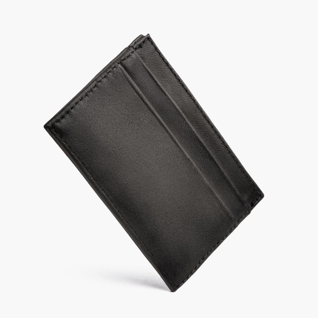 Leather Card Holder | Distressed Grey
