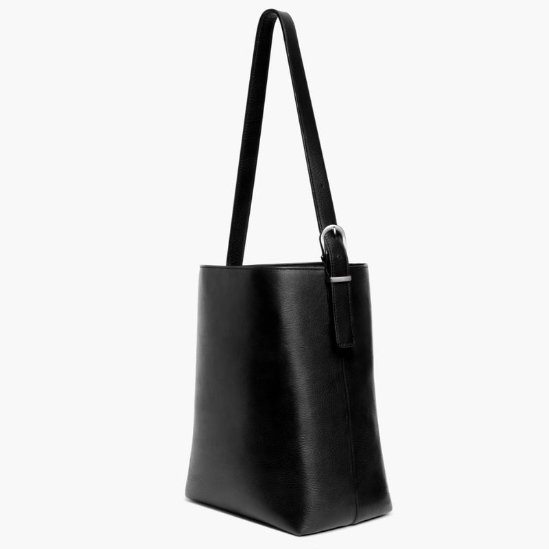 Bucket Bag | Black & Silver