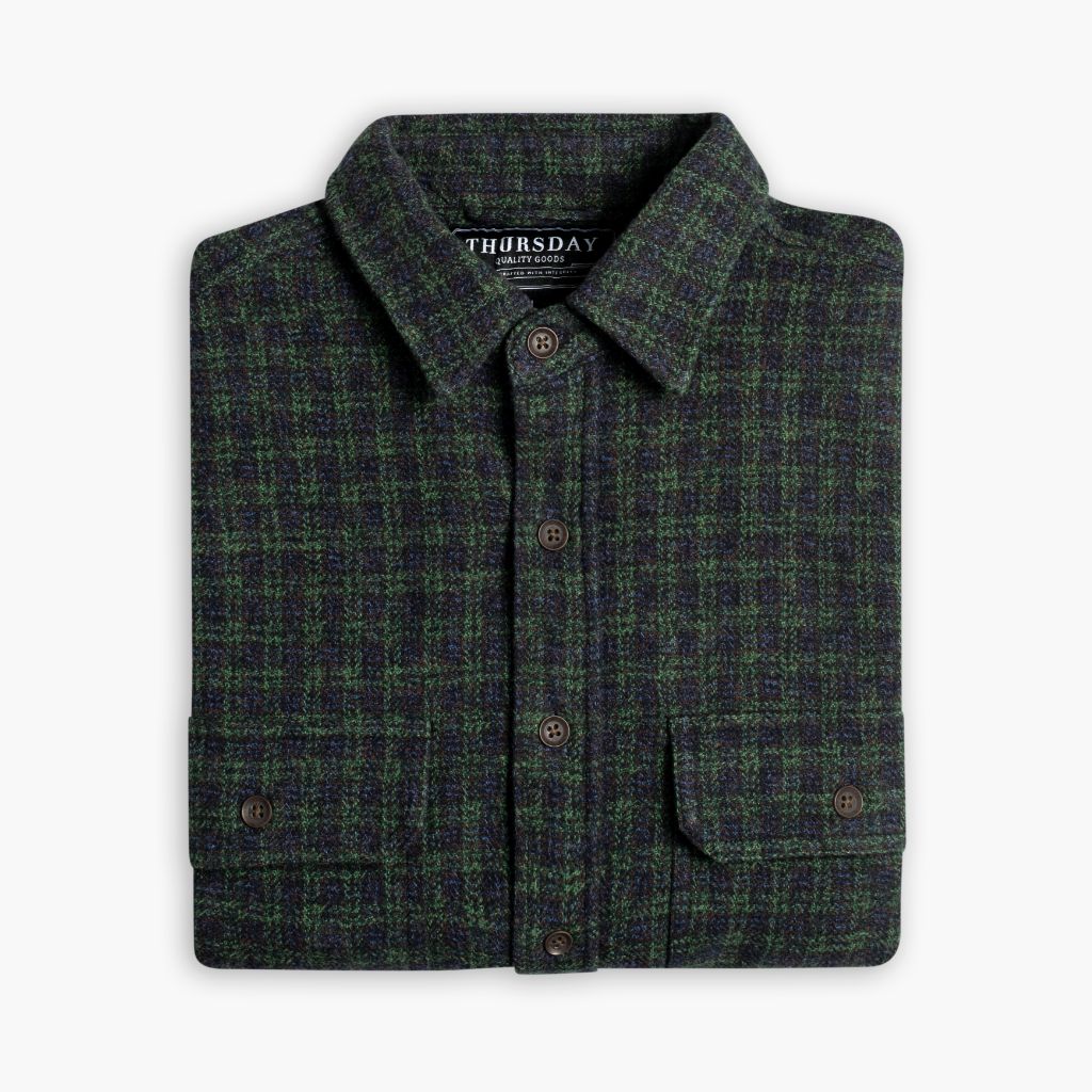 Summit Flannel Shirt | Pine