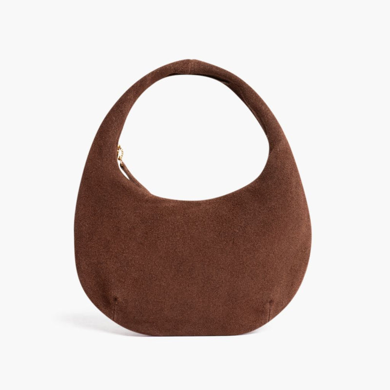 Mini Crescent | Chocolate Suede